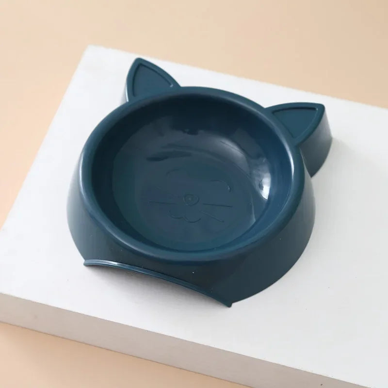 Cat-Shaped Pet Bowl | Non-Slip Feeder for Small & Medium Pets