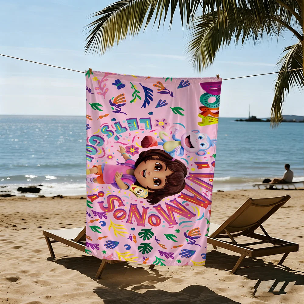 Quick-Dry Microfiber Beach Towel | Pool, Gym & Travel Quick-Dry Beach Towel Peaceful Pleasures Health and Wellness
