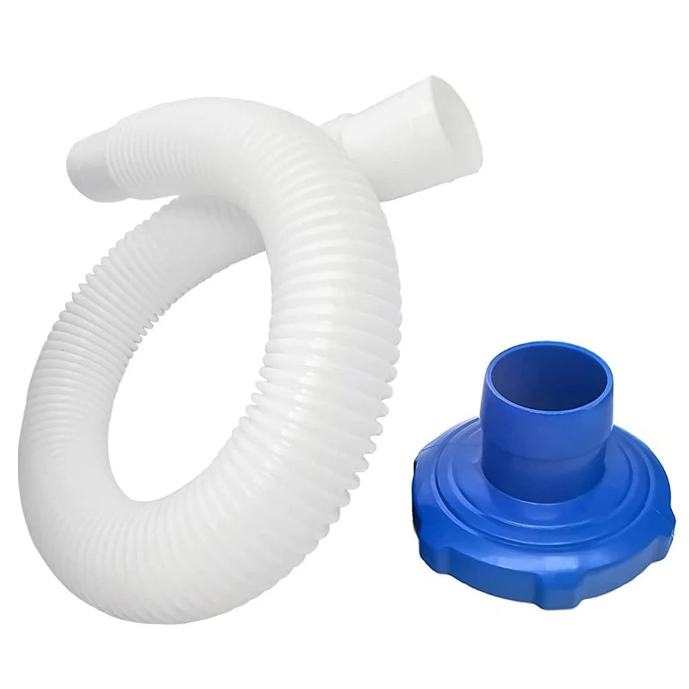 Wall Mount Pool Adapter with Strainer – Hose Connector for Intex Deluxe Kit Peaceful Pleasures Health and Wellness No Hose United States