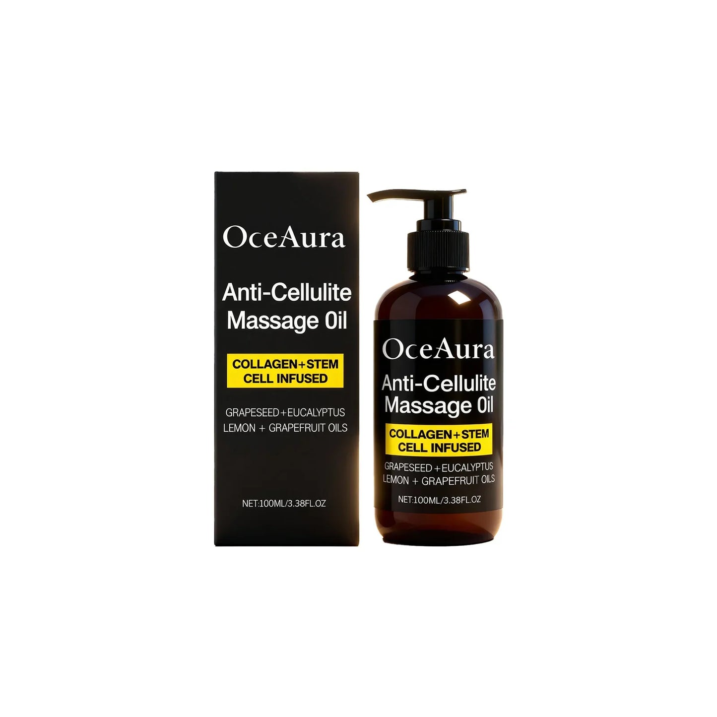 OceAura Collagen Firming Body Massage Oil – Tightens & Smooths
