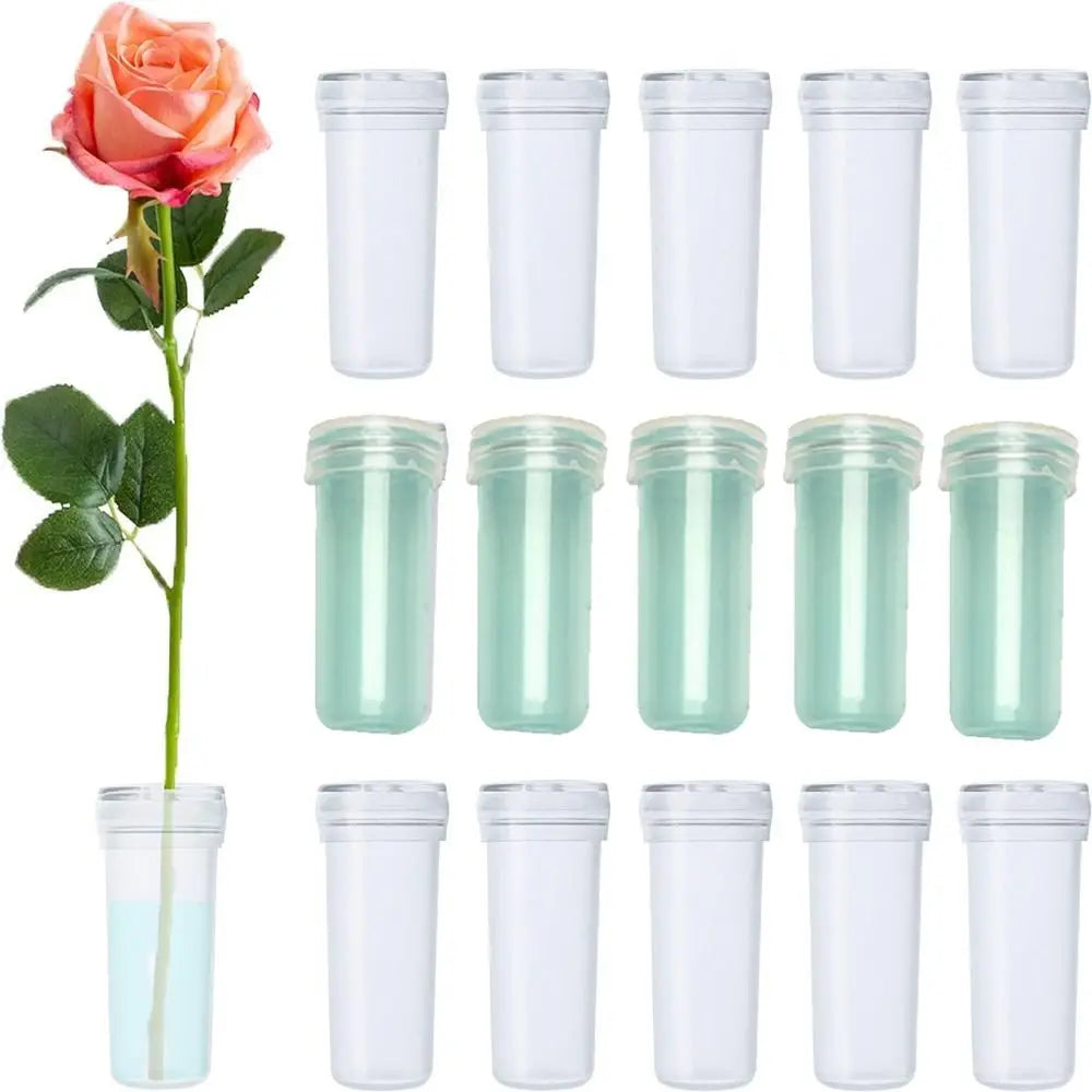 PVC Flower Fresh-keeping Tube Transparent Portable Plant Nutrition Tube 4cm/7cm Water Storage Container Floral Packing Supplies Peaceful Pleasures Health and Wellness
