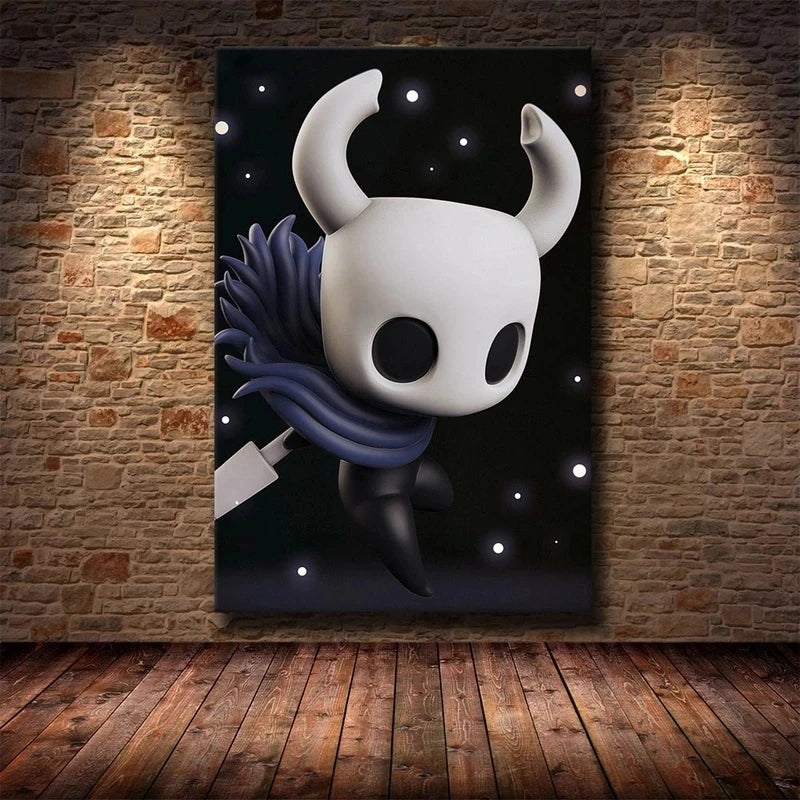 Hollow Knight Hallownest Map HD Canvas Poster | Wall Art