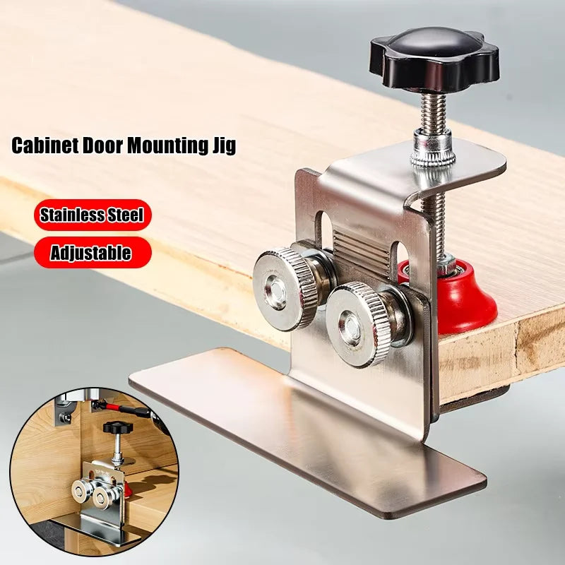 Cabinet Door Installation Jig – Steel Frame Bracket (1–5 PCS)