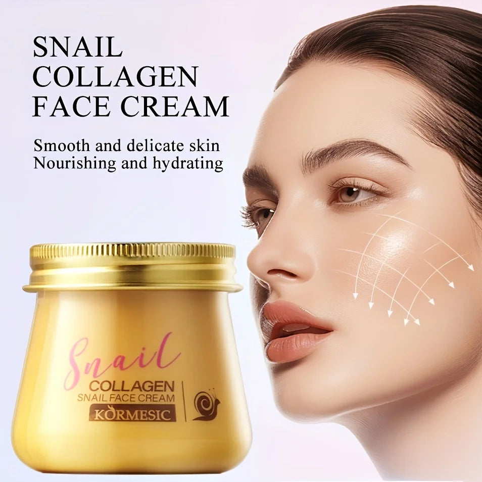 Collagen Moisturizing And Hydrating Snail Cream, Nourishing And Moisten Snail Cream, Tender Skin Anti-wrinkle Nourishing Cream 8 Peaceful Pleasures Health and Wellness