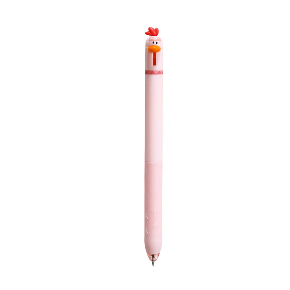 4-Pack Cute Chicken Novelty Gel Pens – 0.5mm Black Ink