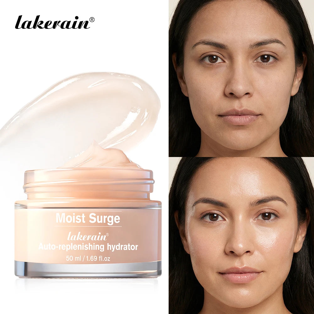 Auto-replenishing Hydration Cream Deep Moisturizing Refreshing Oil-Free Texture Quickly Absorb Long-lasting Hydration Face Cream Peaceful Pleasures Health and Wellness