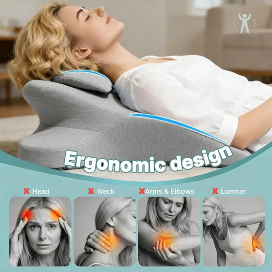 MultiFunctional Support Pillow for sleeping Adjustable Wedge Cushion Orthopedic Bed Pillow Stomach Sleep Pillow Intimate Comfort Peaceful Pleasures Health and Wellness