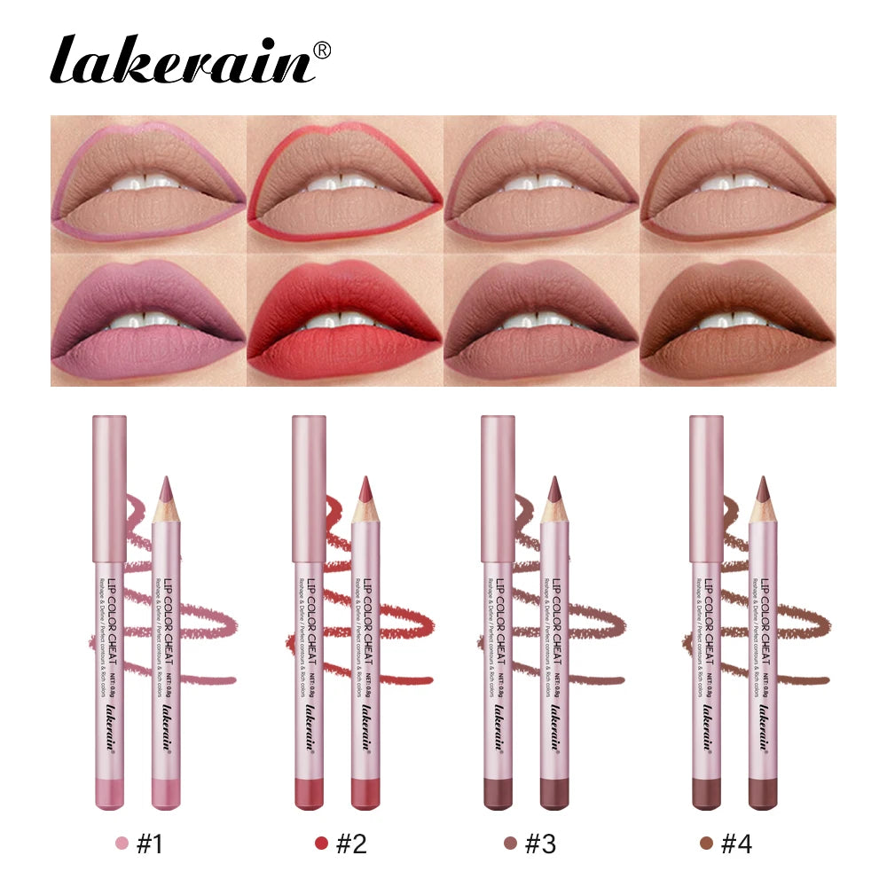 Mini Lip Liner Pen Pillow Intimacy High Color Define Sexy Lips Precision Waterproof Long-lasting Girlfriend Gifts Lip Liner Pen Peaceful Pleasures Health and Wellness