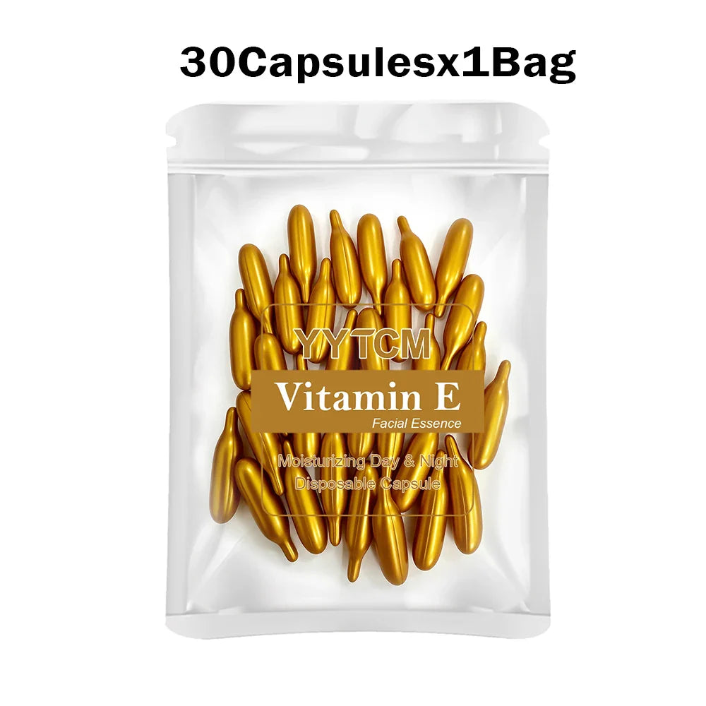Vitamin E Serum Capsules – Hydrating Facial Oil | 90 Count