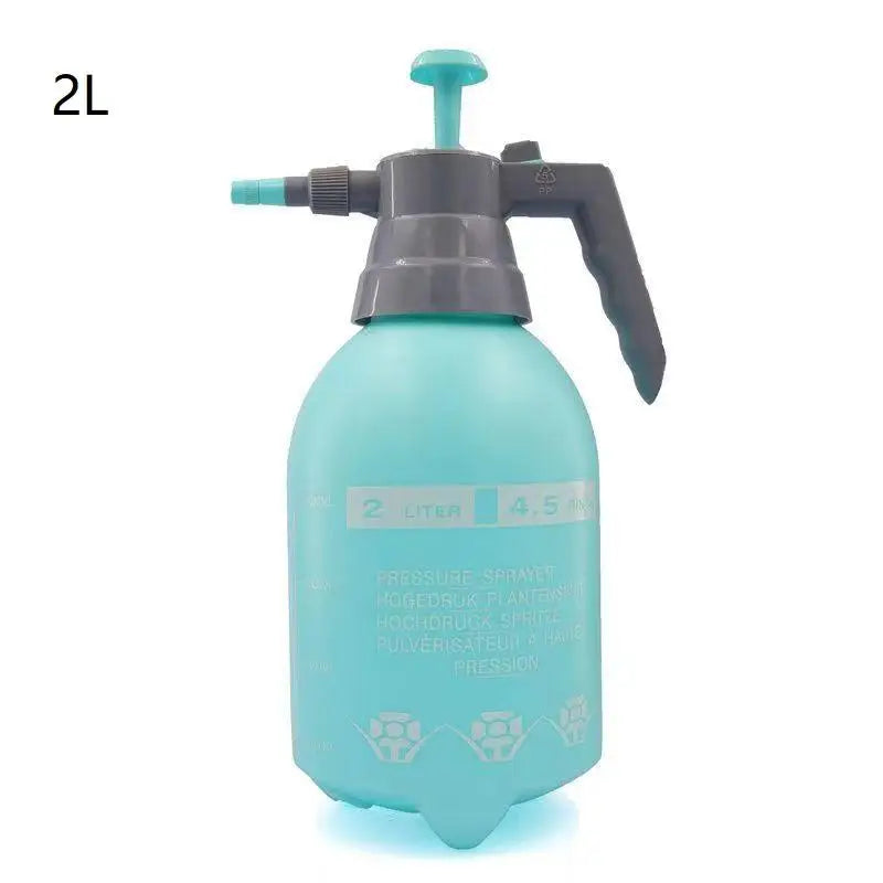 Hand Pressure Water Sprayer Trigger Air Pump Garden Disinfection Sprayers Spray Bottle Home Car Cleaning Sprayer Watering Can Peaceful Pleasures Health and Wellness Blue
