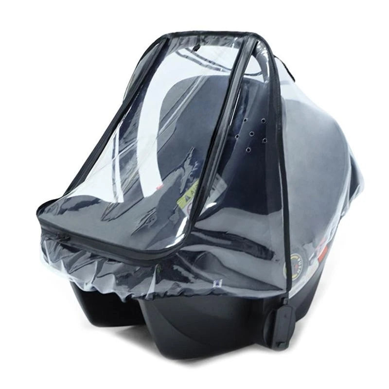 EVA Stroller Rain Cover – Waterproof Windproof Clear Baby Shield