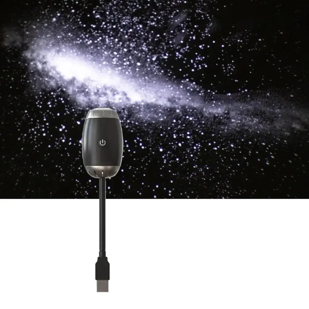 LED Car Atmosphere Projector Light Mini Galaxy Starry Sky Ambient Lamp Romantic Saturn Star Light for Bedroom Car Roof Decor Peaceful Pleasures Health and Wellness Black Galaxy