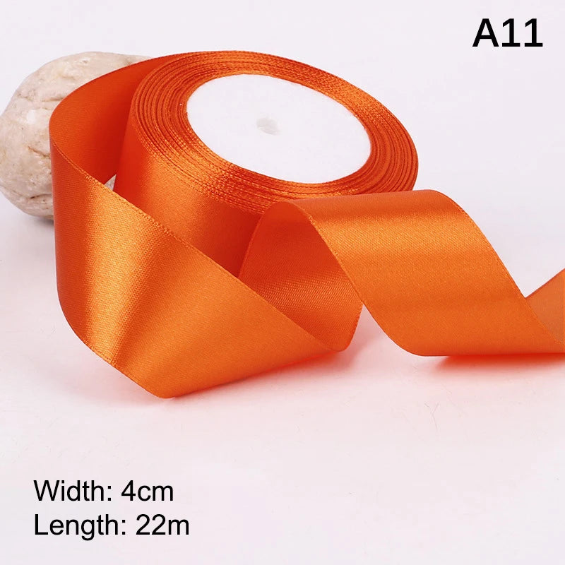 4cm Satin Ribbon Roll 25 Yards – Bows, Gifts & DIY Crafts