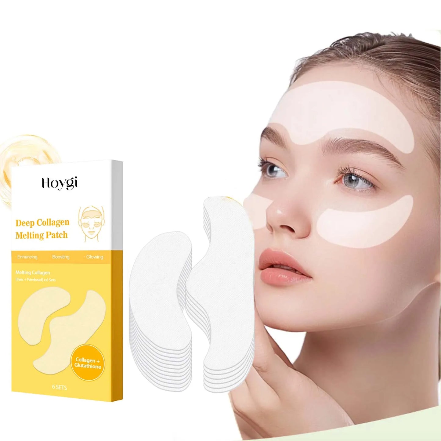 Collagen Water-Soluble Eye & Face Patches – Firming & Hydrating