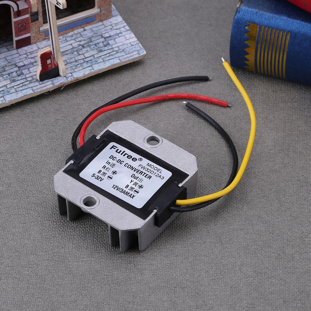 DC 5-32V to 12V Step Up/Down Voltage Regulator Module – 36W Power Converter Power Converter Peaceful Pleasures Health and Wellness