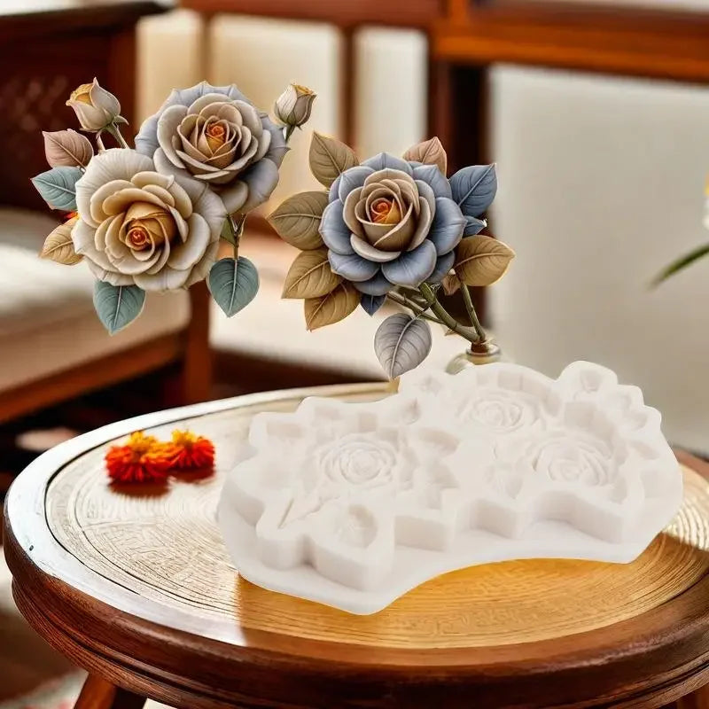 Silicone Flowers & Leaves Sugarcraft Mold | Fondant & Chocolate