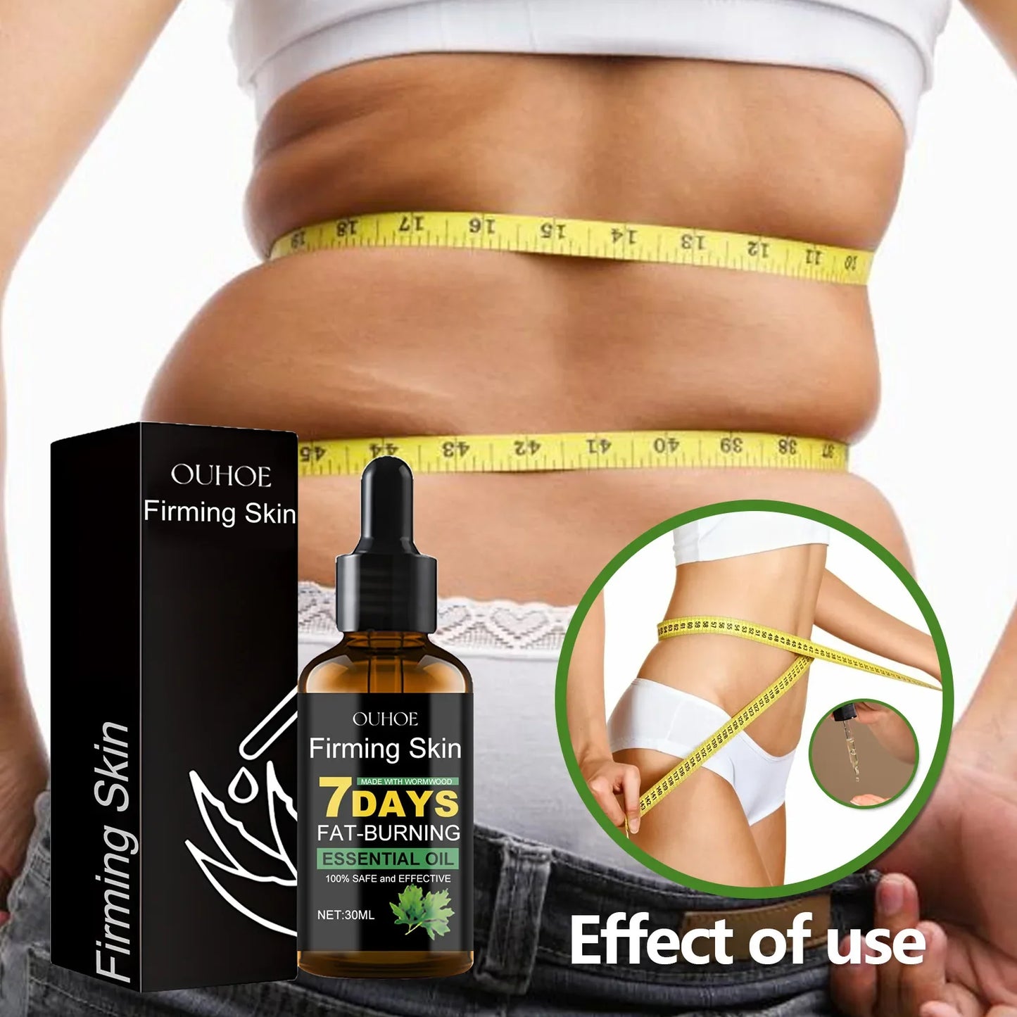 Body Sculpting Slimming Oil – Belly, Waist & Leg Massage Serum