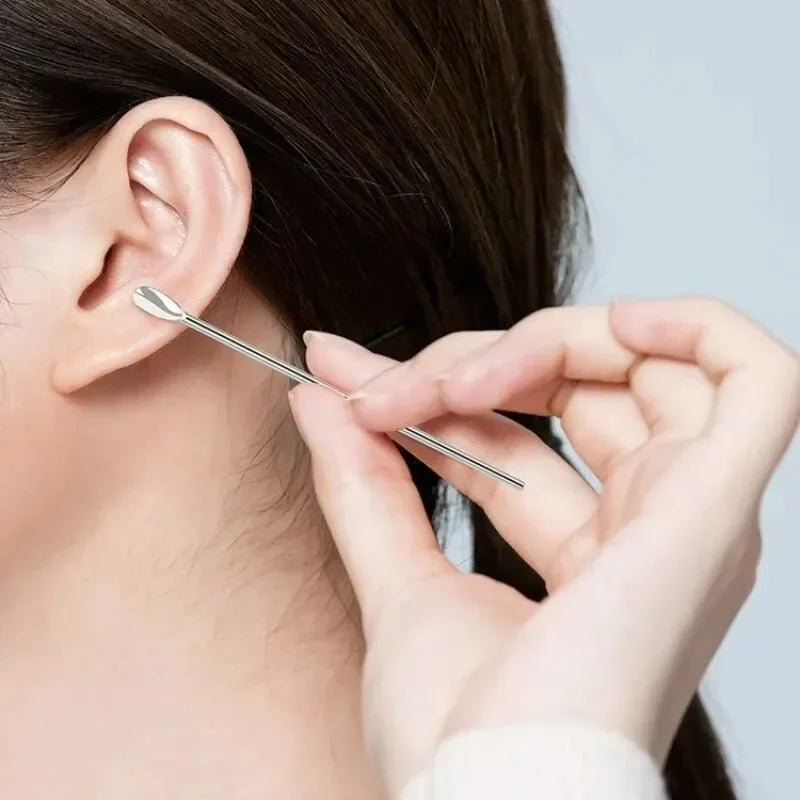 6-Piece Metal Ear Pick Set – Adult Ear Cleaning Kit
