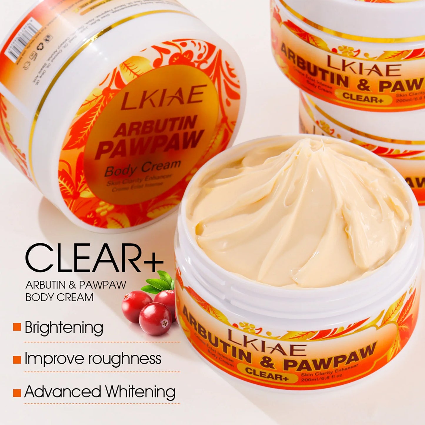 AILKE Arbutin Papaya Brightening Body Cream | 200ml