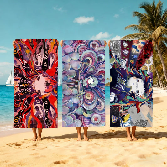 Quick Dry Beach Towel – Soft, Lightweight & Absorbent | 11 Sizes Quick Dry Towel Peaceful Pleasures Health and Wellness