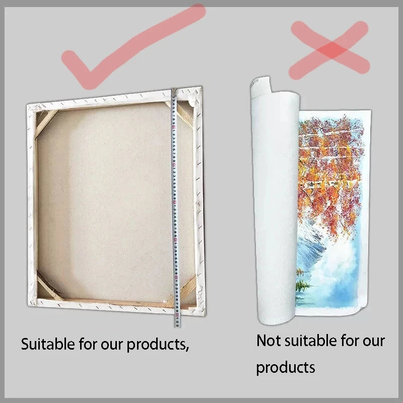 Aluminum Alloy Canvas Narrow Edge Simple Metal Mural Oil Painting Frame 9 Colors Can Be Customized in Large Sizes Peaceful Pleasures Health and Wellness