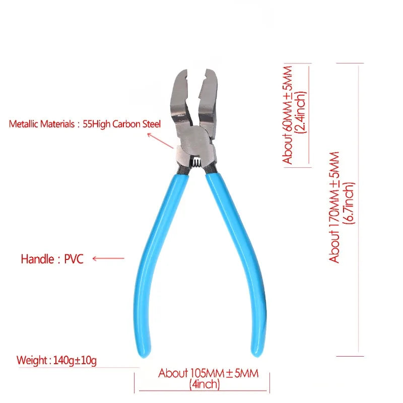 Multifunctional Diagonal Pliers Auto Clip Pliers Wire Stripper Rivet Tightening Staple Screwdriver Removal Auto Repair Hand Tool Peaceful Pleasures Health and Wellness
