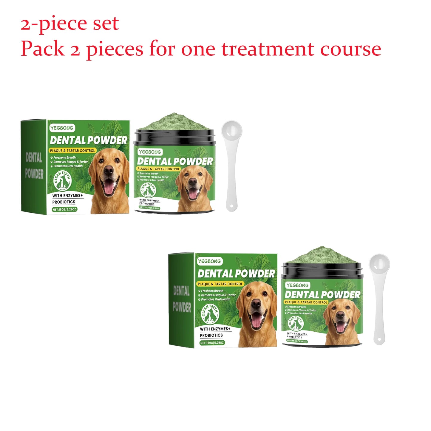 Dog Teeth Cleaning Powder 150g | Tartar & Bad Breath Relief