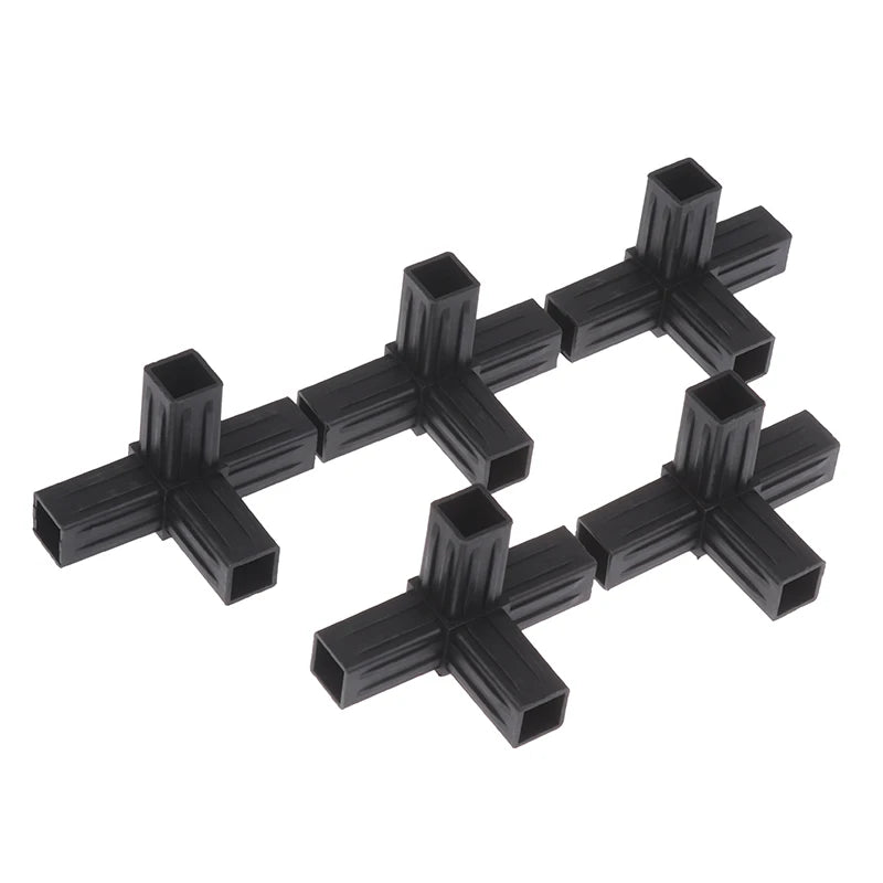 New 1/5Pcs 20MM 2/3/4-/5-way Cross Square Pipe Fittings 20X20Pipe Angle Code Hexagonal Through Plastic Fittings ABS Connector Peaceful Pleasures Health and Wellness 05 5pcs
