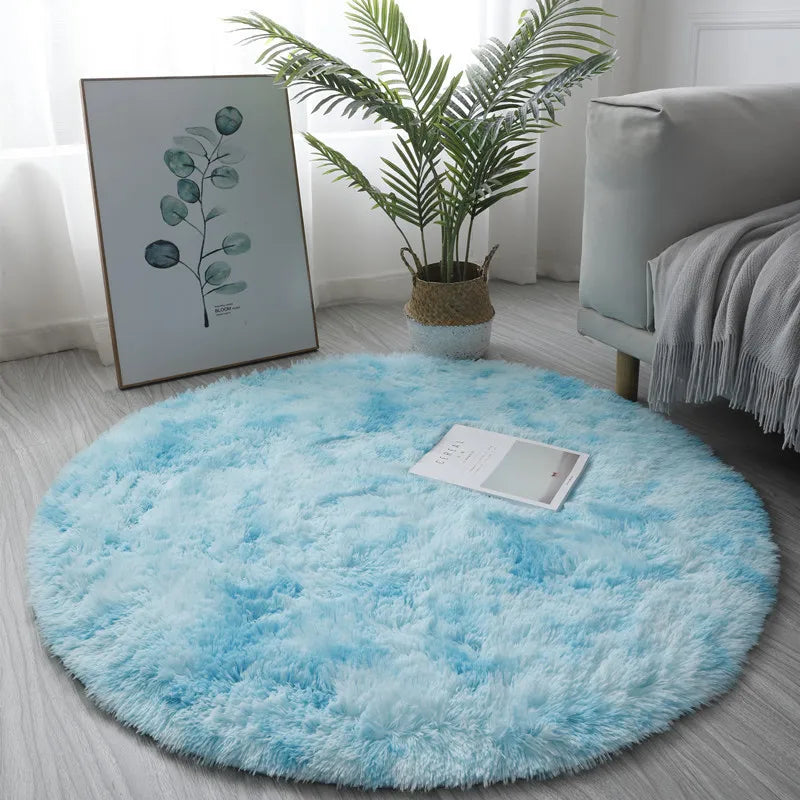 Super Soft Fluffy Round Plush Rug | Living Room & Bedroom Décor
