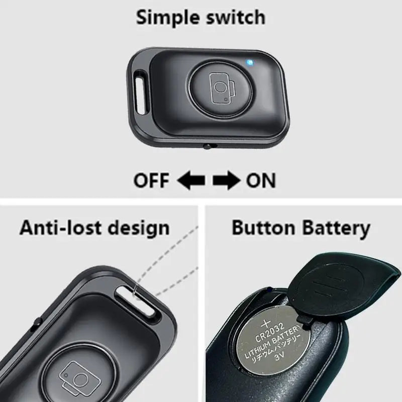 Bluetooth Selfie Remote Shutter – Universal Smartphone Camera Peaceful Pleasures Health and Wellness