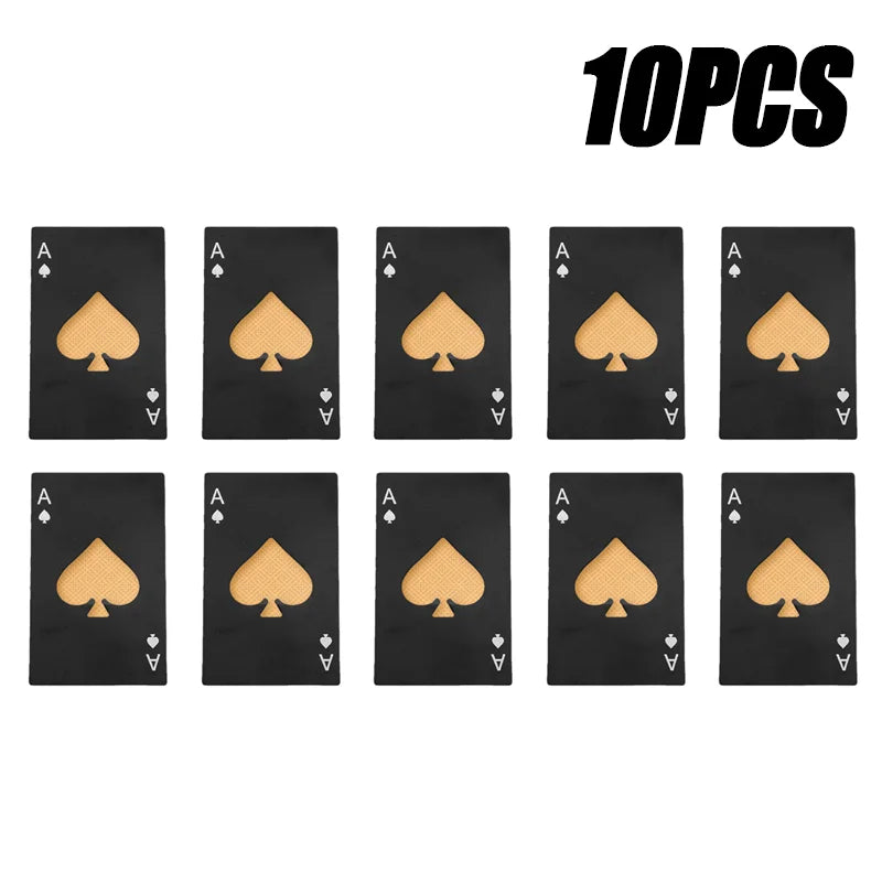 20PCS Playing Card Bottle Openers – Stainless Steel Bar Tool