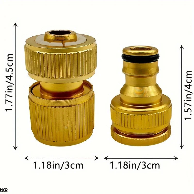 Conectores De Tubo Est Ndar EU 6 12 Grifo 1 2 3 4 R Pidos Para Jard N
