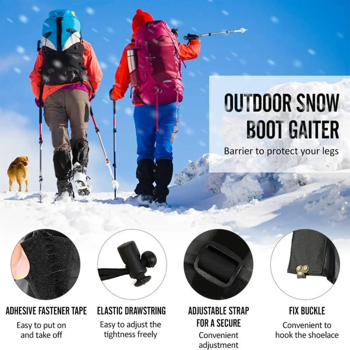 Professional Snake Proof Gaiters Waterproof Leg Guards for Hiking & Hunting Adjustable Protective Gear for Men Women in Outdoor Peaceful Pleasures Health and Wellness