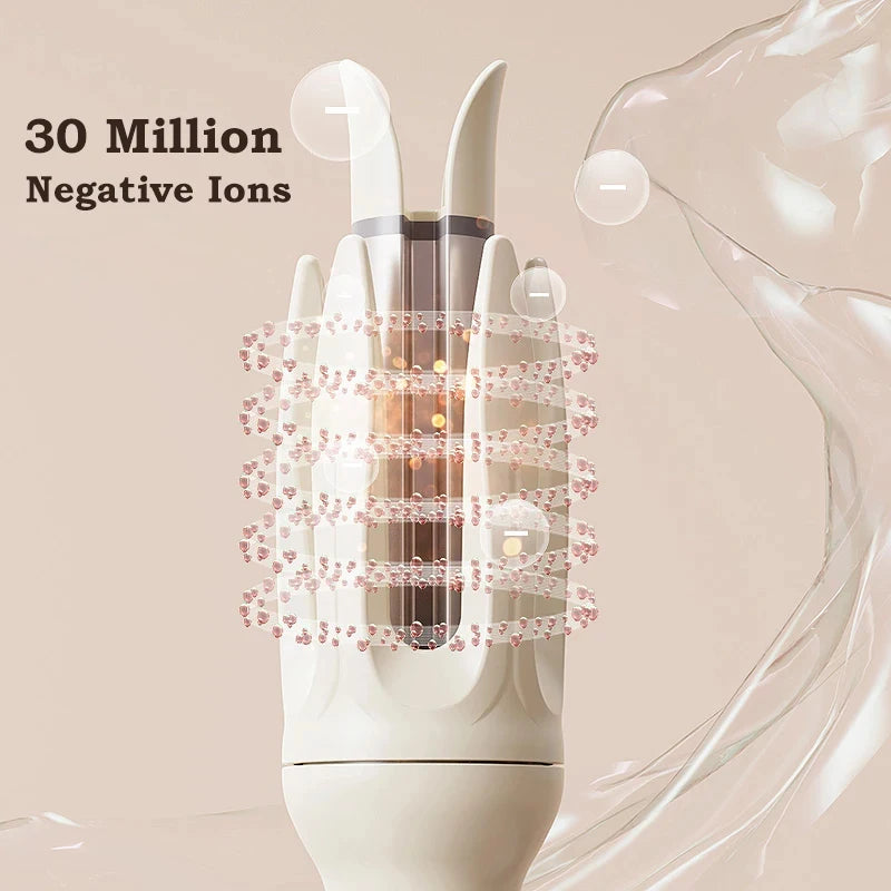 Automatic Hair Curler 28mm Negative Ions Electric Ceramic Curling Hair Stick Rotating Curl Waves Anti-Tangle Curling Iron Styler Peaceful Pleasures Health and Wellness