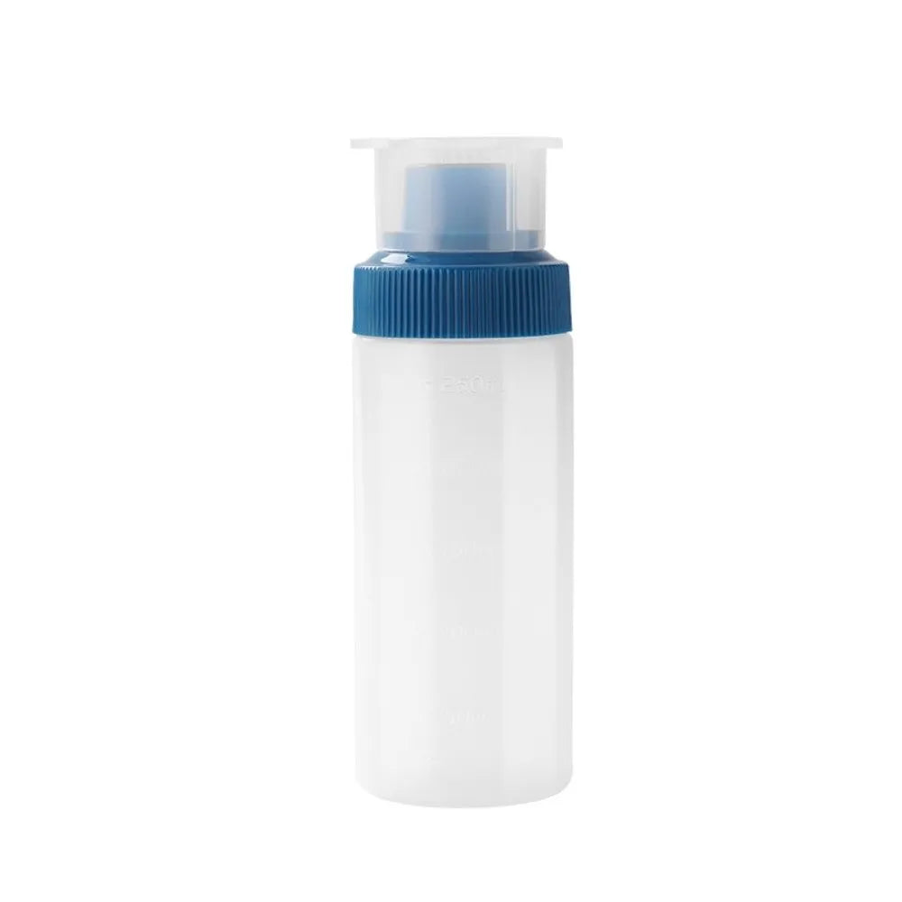 New 250/350ML Seasoning Bottle with Scale Moisture-proof BBQ Powder Bottle Clear Pepper Spice Jar Kitchen Tools Peaceful Pleasures Health and Wellness Blue-250ML