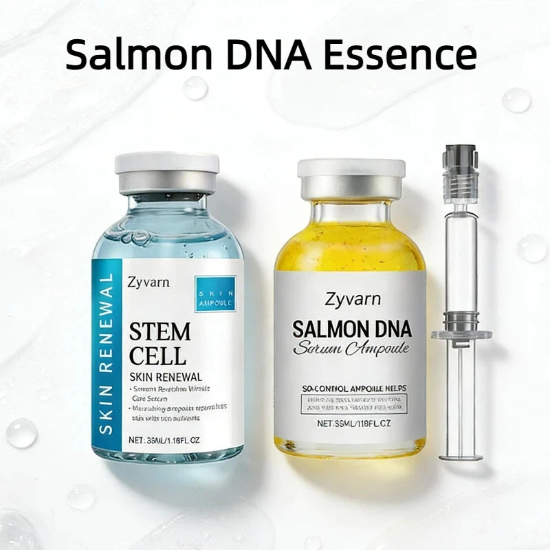 Salmon Dna Moisturizing Ampoule Essence, Pdrn Daily Skincare Nourish And Radiant Skin Soothe Facial Essence For All Skin Types Peaceful Pleasures Health and Wellness