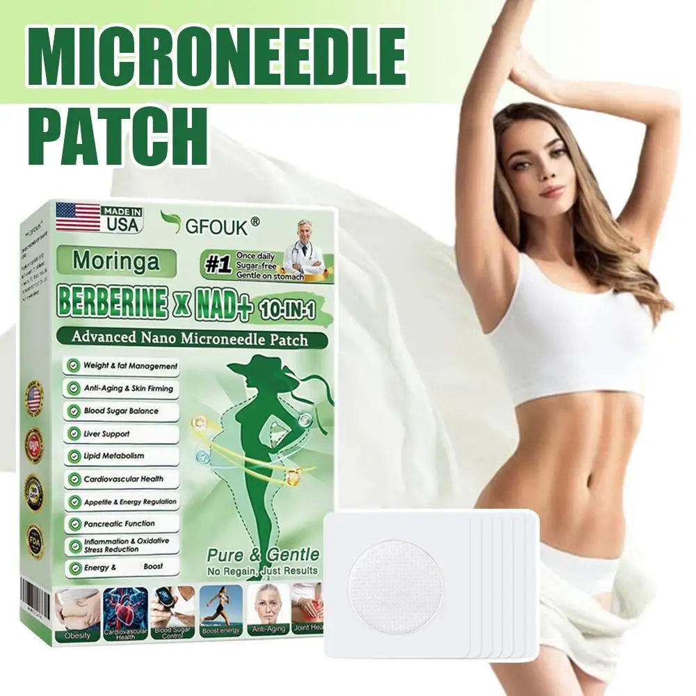 Nano Microneedle Skin Patch | Moringa Firming & Moisturizing 7pc