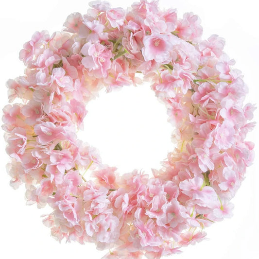 Silk Cherry Blossom Artificial Vine for Wedding & Home Décor