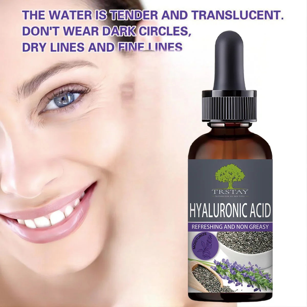TRSTAY Purple Artistry Moisturizing Face Serum | Softening