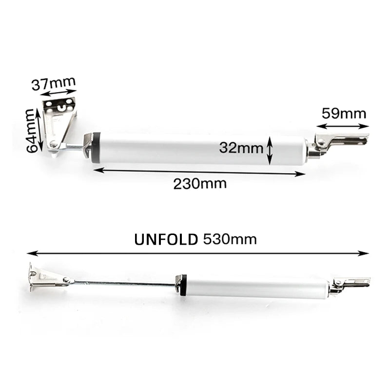 Automatic Soft Close Door Closer | 90° Adjustable Buffer Stop Peaceful Pleasures Health and Wellness