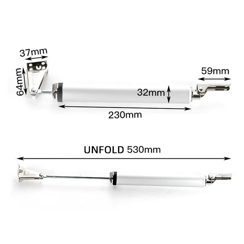 Automatic Soft Close Door Closer – 90° Stop, Adjustable Speed