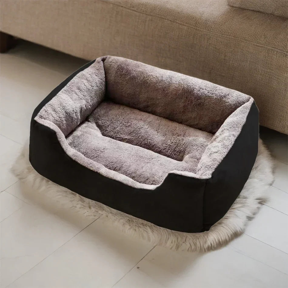 Waterproof Plush Pet Bed – Warm Mat for Dogs & Cats S/M/L