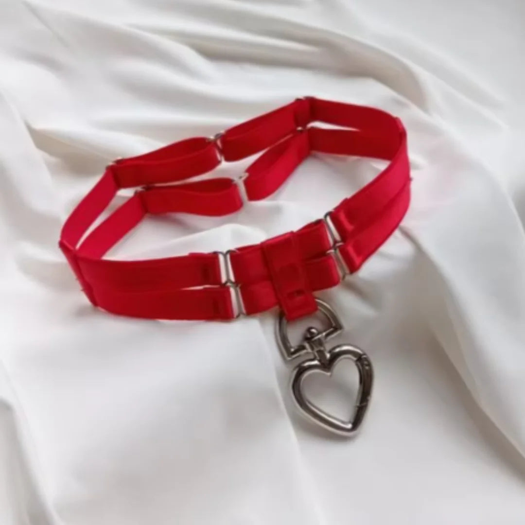 Women Sexy Simple Heart Thigh Leg Strap Garter Gothic Lingerie