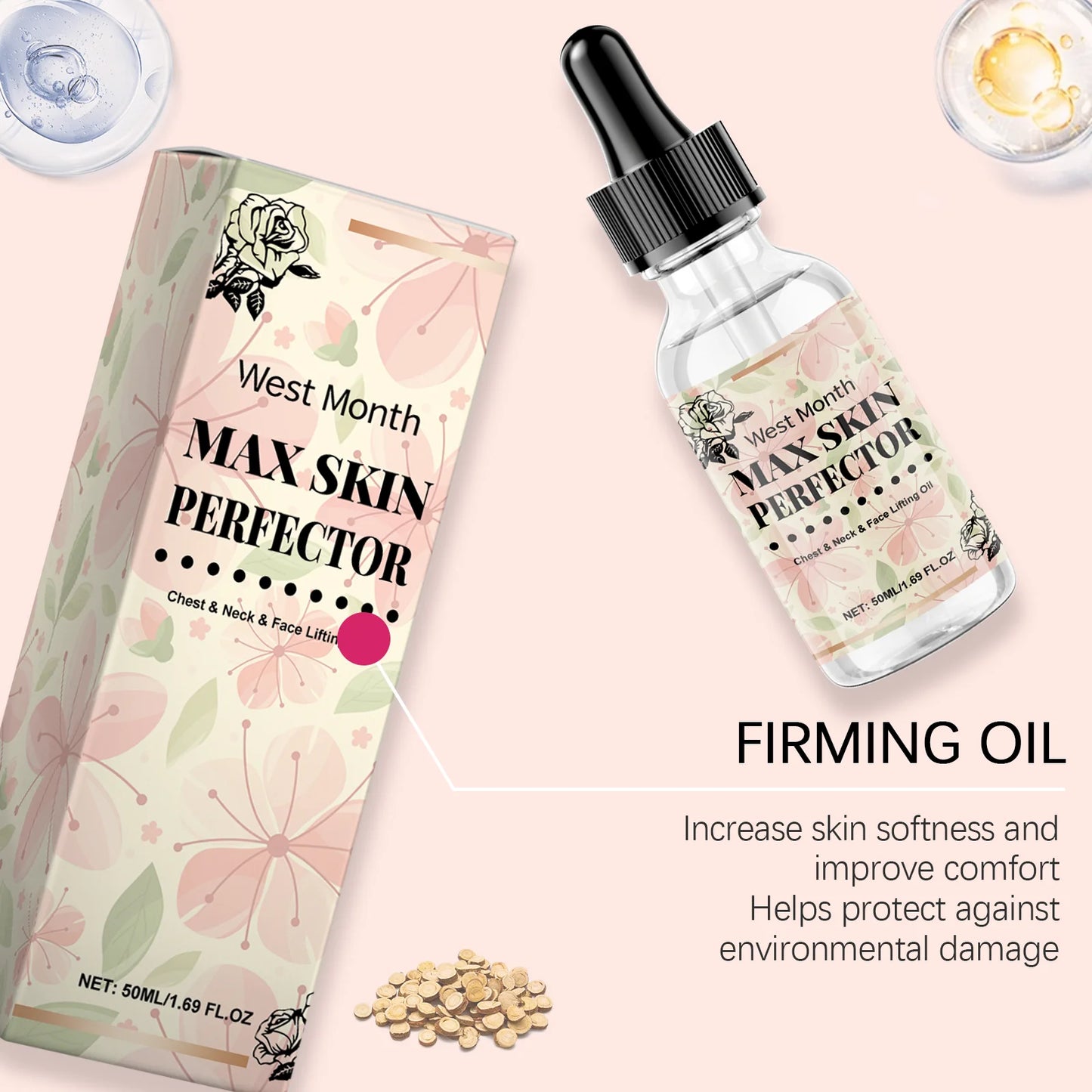 Face Neck & Chest Lifting Oil – Firm, Nourish & Moisturize