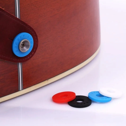 Guitar Strap Buckle Bass Locks Blocks Rubber Material Parts Peaceful Pleasures Health and Wellness