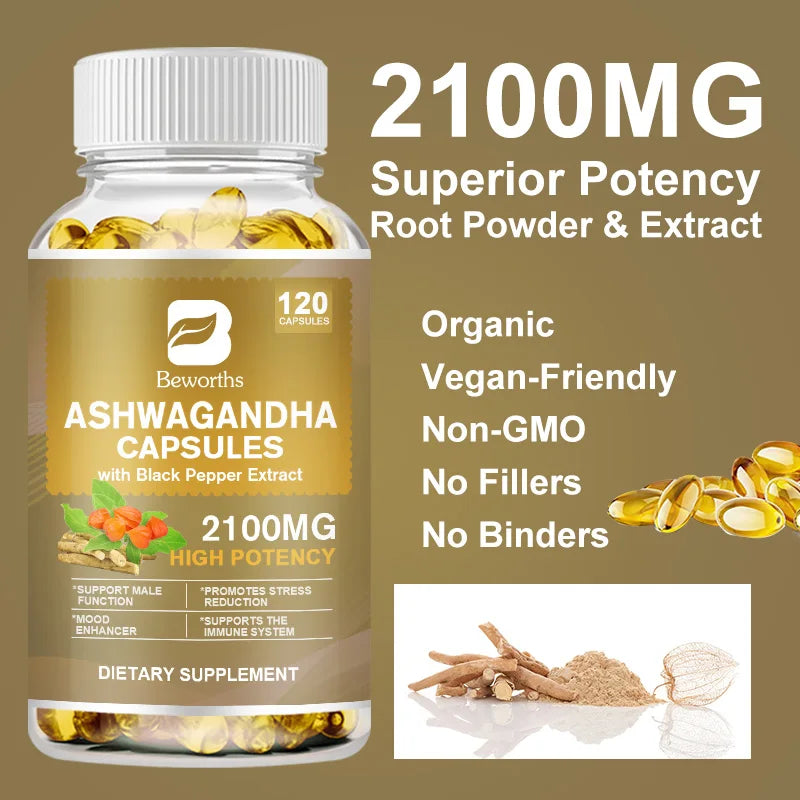 Ashwagandha Root Extract Capsules – Sleep & Stress Support Peaceful Pleasures Health and Wellness