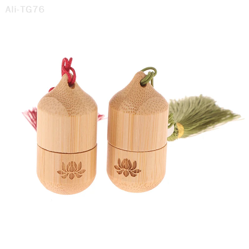 Bamboo Glass Roll-On Bottle 1ml | Perfume & Essential Oil Roller