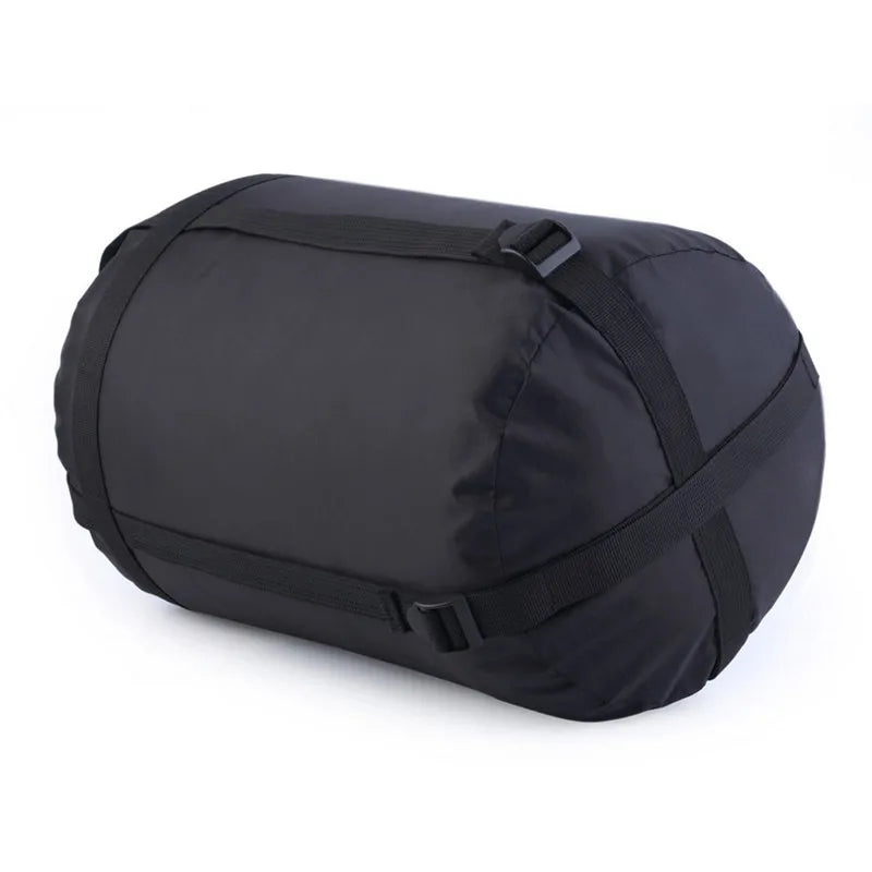 Outdoor Waterproof Compression Stuff Sack Convenient Lightweight Sleeping Bag Storage Package For Camping Travel Drift Hiking Peaceful Pleasures Health and Wellness black