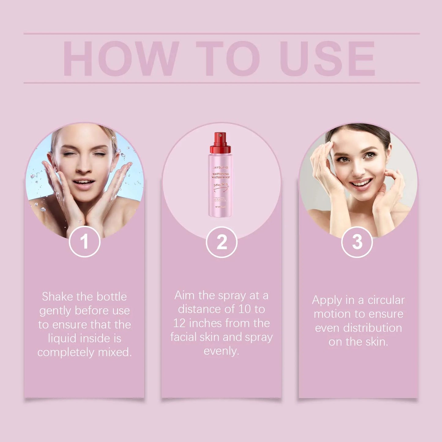 Waterproof Makeup Setting Spray for Oil Control Peaceful Pleasures Health and Wellness