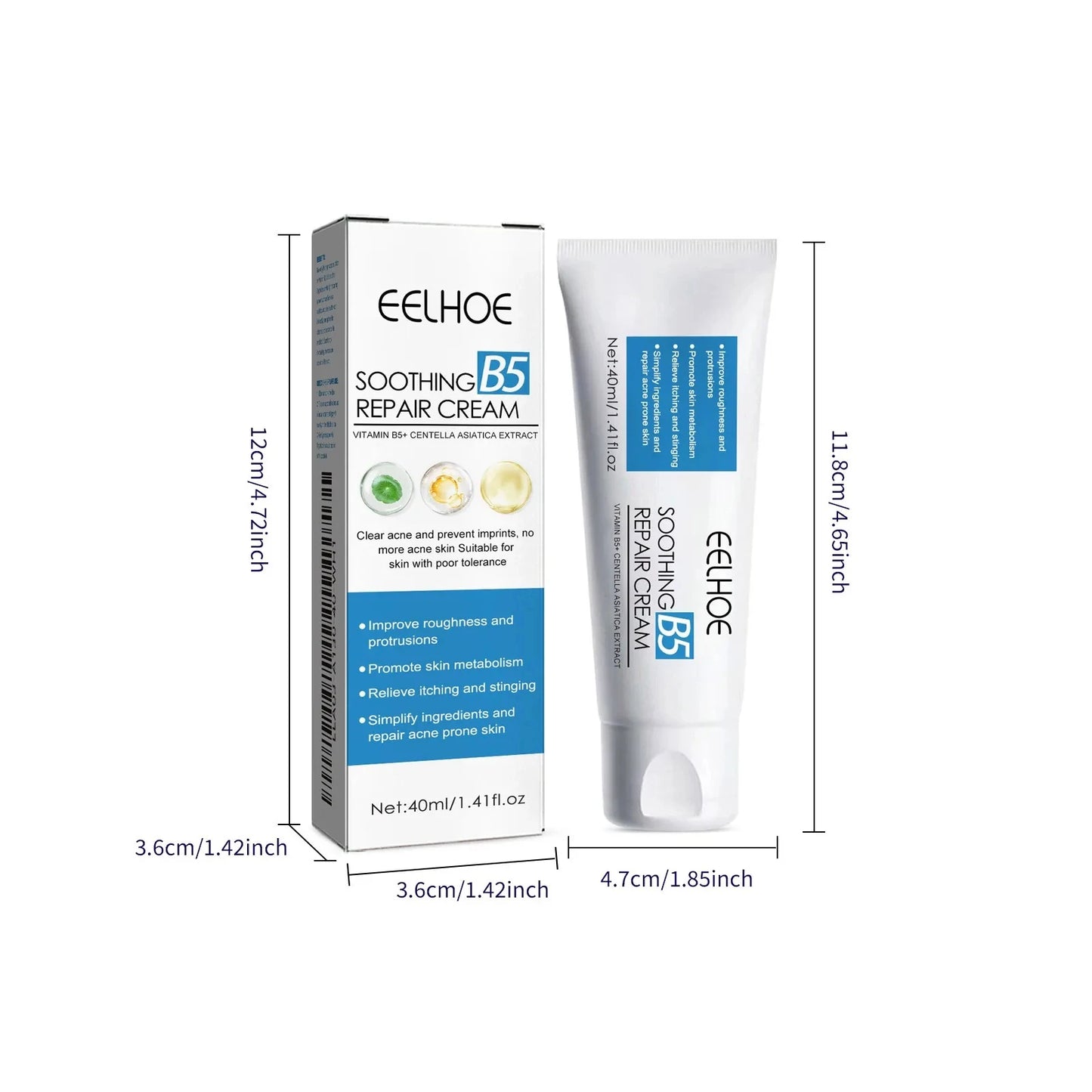 B5 Repair Cream – Vitamin B5 & Centella Soothing Moisturizer